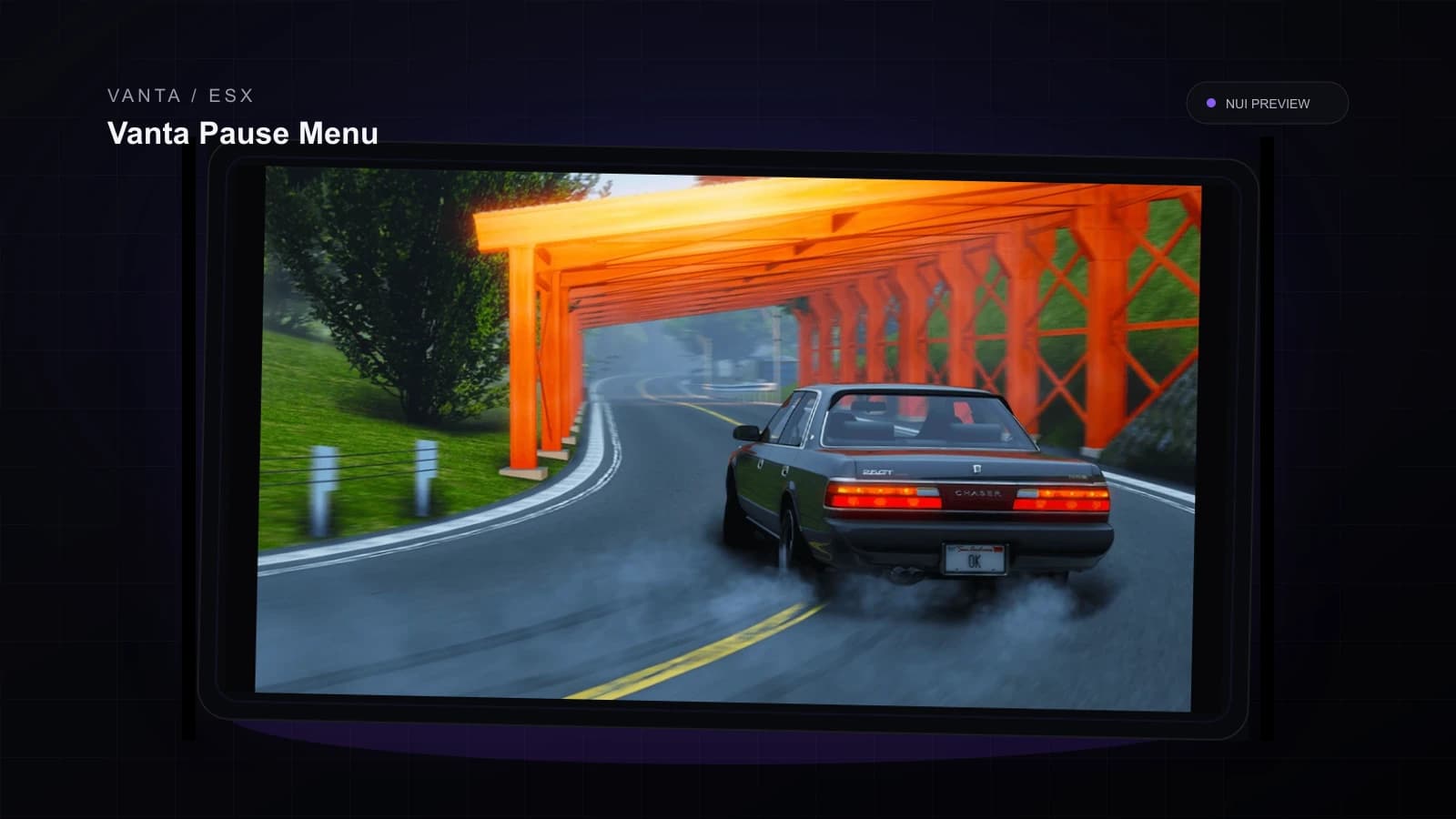 Vanta Pause Menu — 2