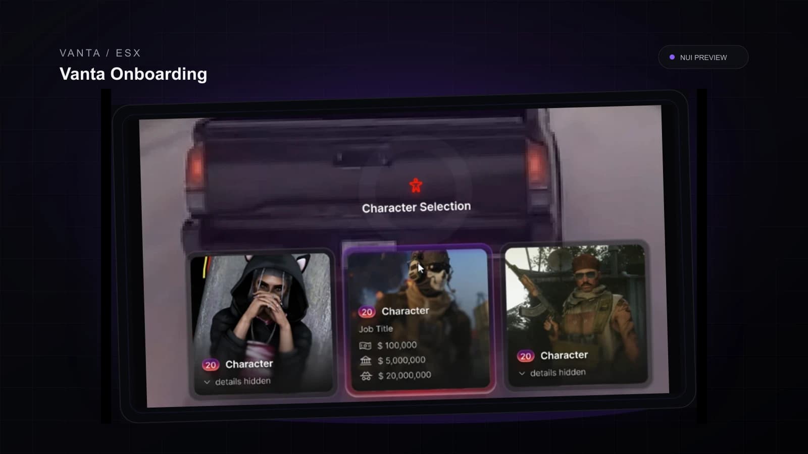 Vanta Onboarding — NUI