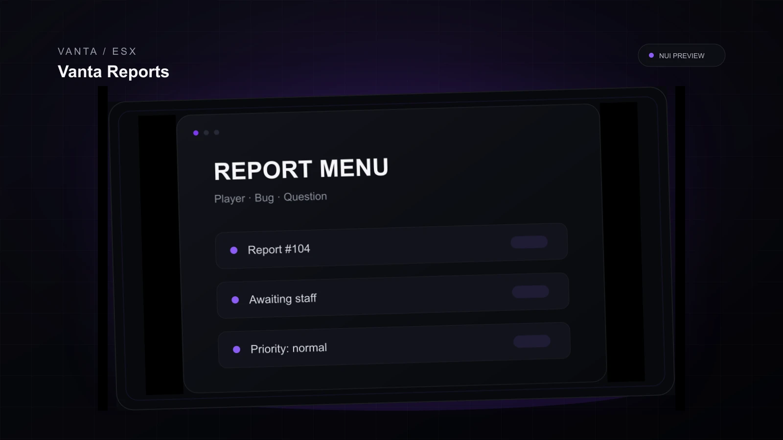 Vanta Reports — NUI